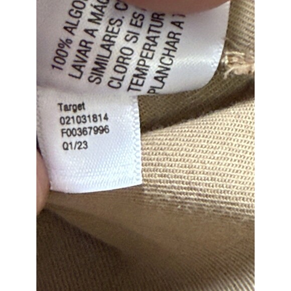 Ava & Viv Women's Long Sleeve Tan Relaxed Fit Button-Down Shirt Sz 3x - Picture 12 of 15